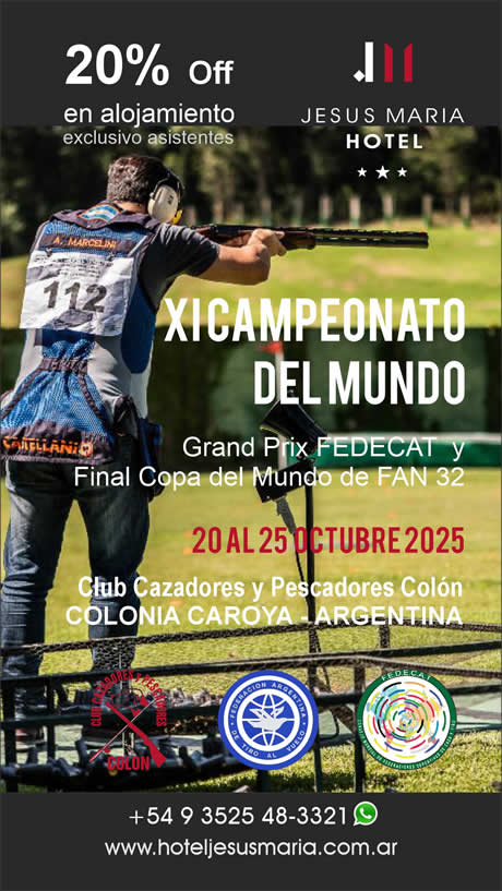 XI Campeonato del Mundo de FAN 32 - Colonia Caroya - Argentina 2025